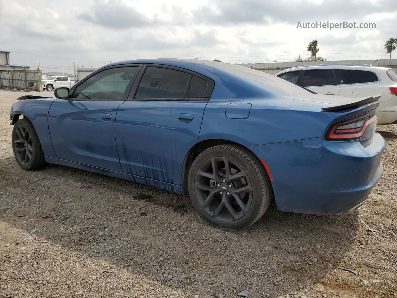 2021 Dodge Charger Sxt Синий vin: 2C3CDXBG7MH659848