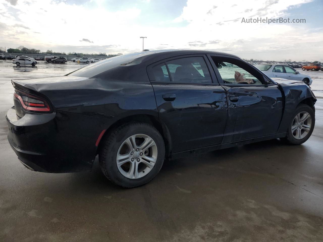 2021 Dodge Charger Sxt Black vin: 2C3CDXBG7MH663253