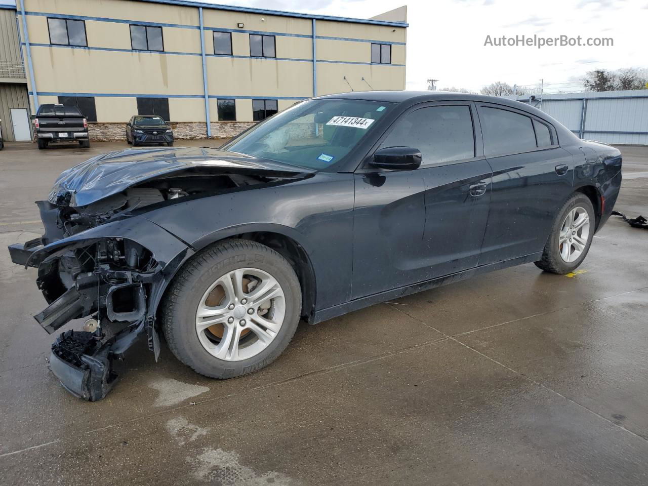 2021 Dodge Charger Sxt Black vin: 2C3CDXBG7MH663253