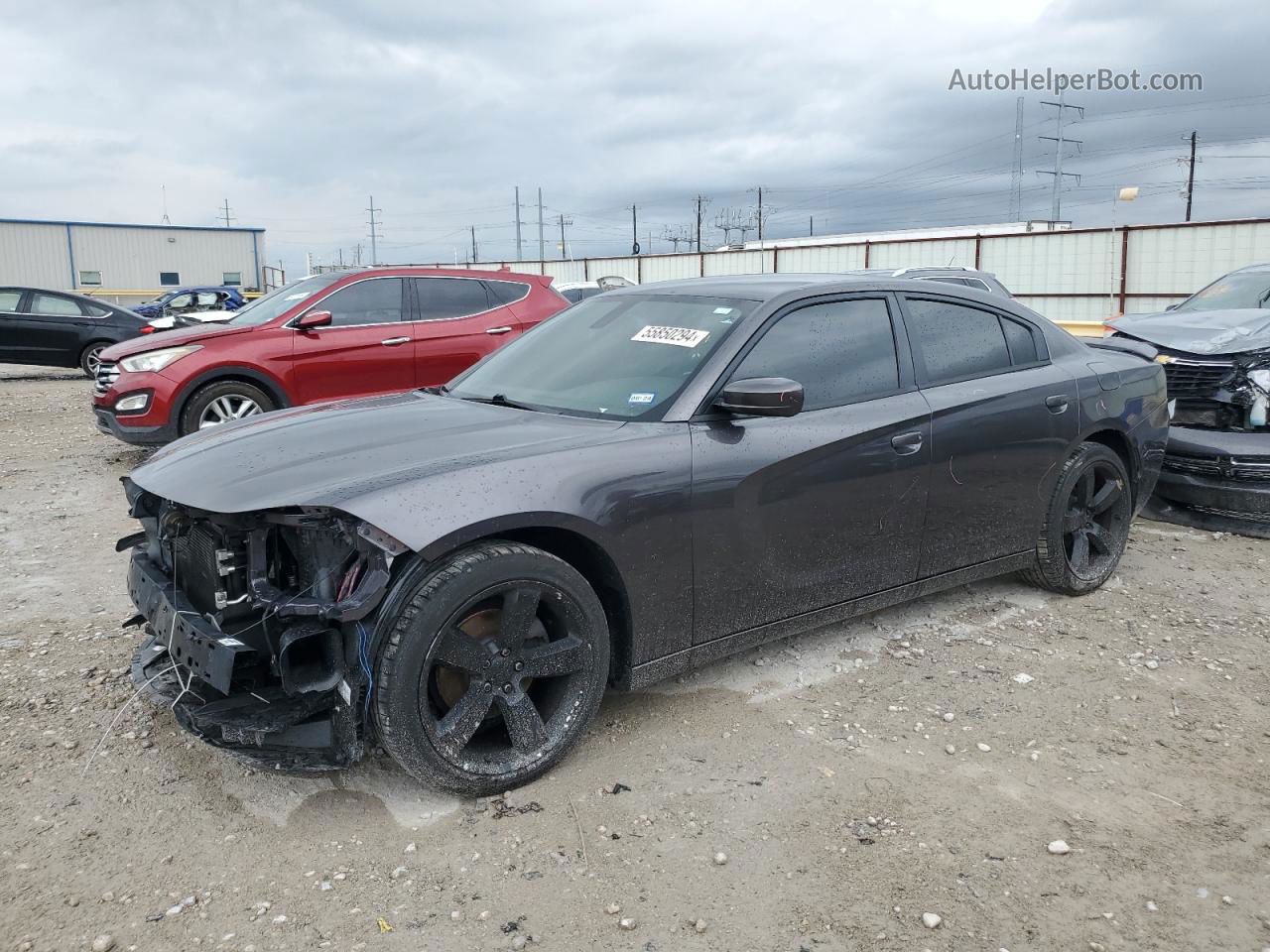 2016 Dodge Charger Se Gray vin: 2C3CDXBG8GH103312