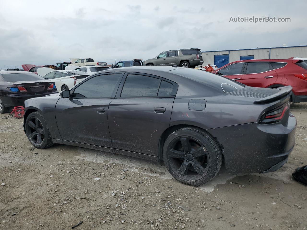 2016 Dodge Charger Se Gray vin: 2C3CDXBG8GH103312