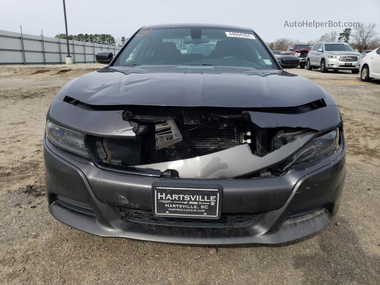 2016 Dodge Charger Se Gray vin: 2C3CDXBG8GH109028