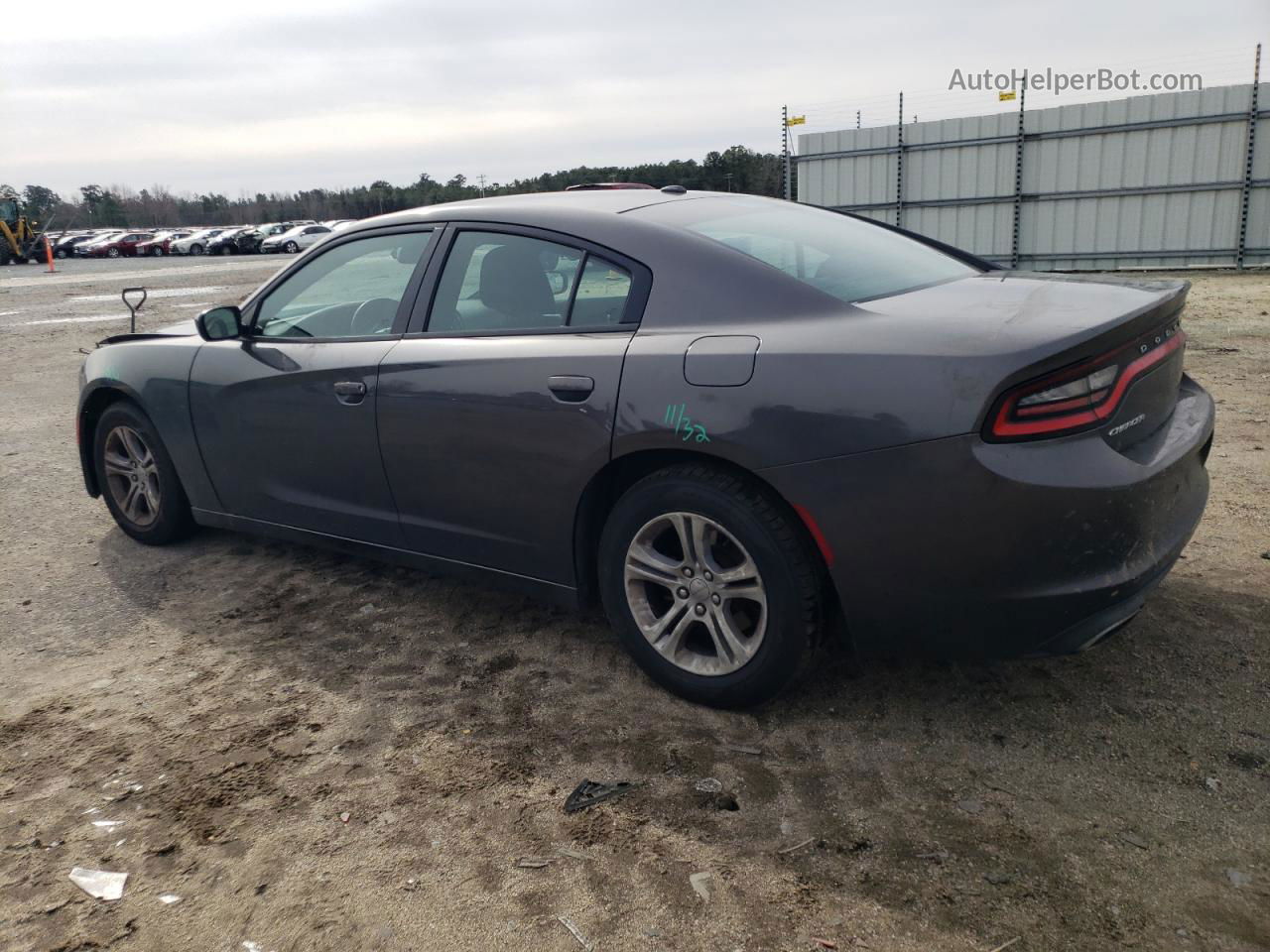 2016 Dodge Charger Se Gray vin: 2C3CDXBG8GH109028