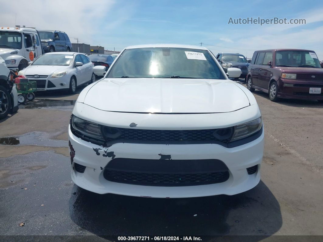 2016 Dodge Charger Se White vin: 2C3CDXBG8GH110048