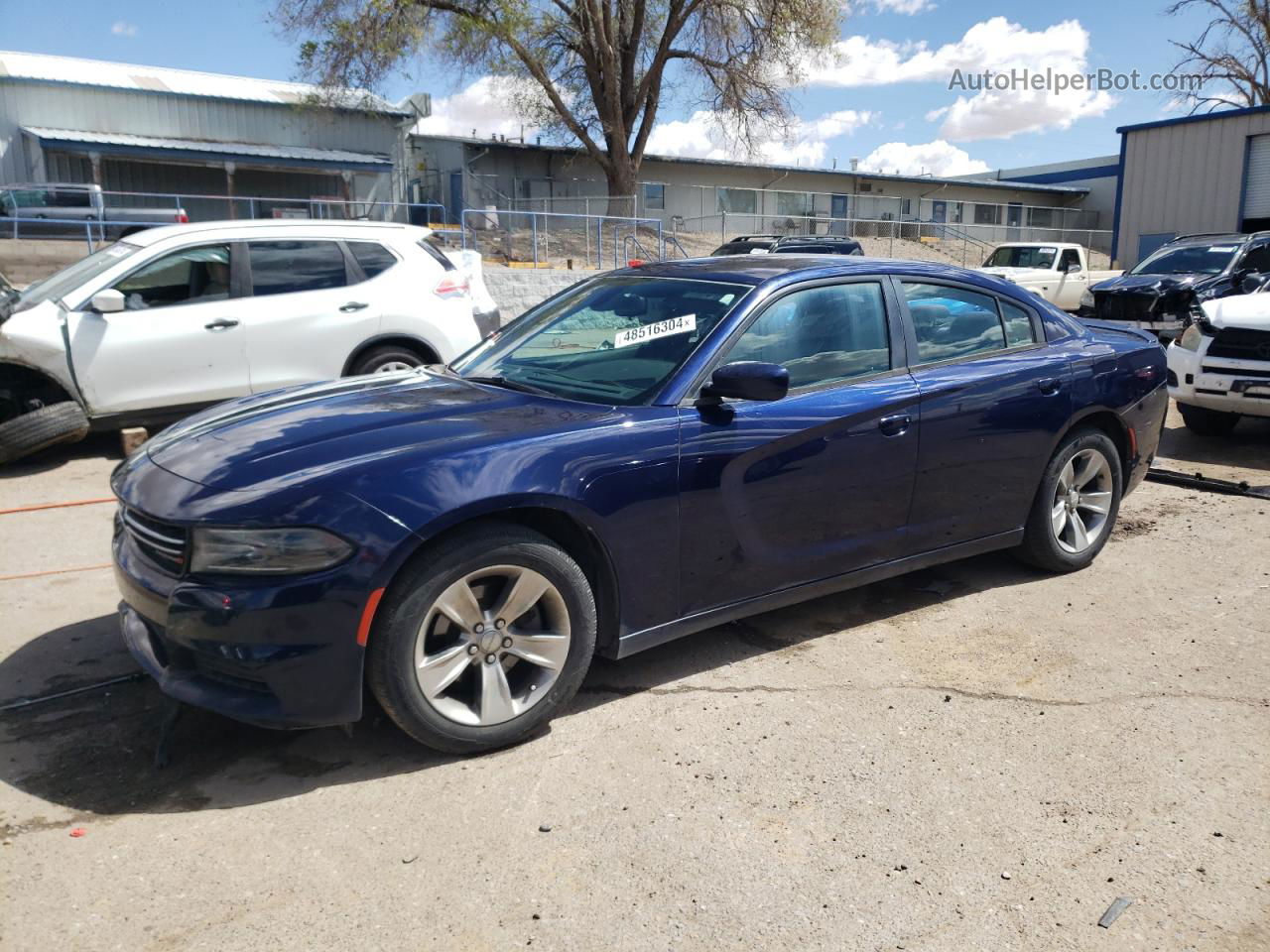 2016 Dodge Charger Se Синий vin: 2C3CDXBG8GH146872