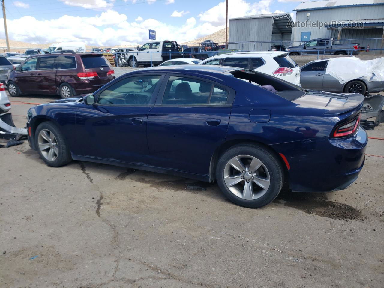 2016 Dodge Charger Se Синий vin: 2C3CDXBG8GH146872