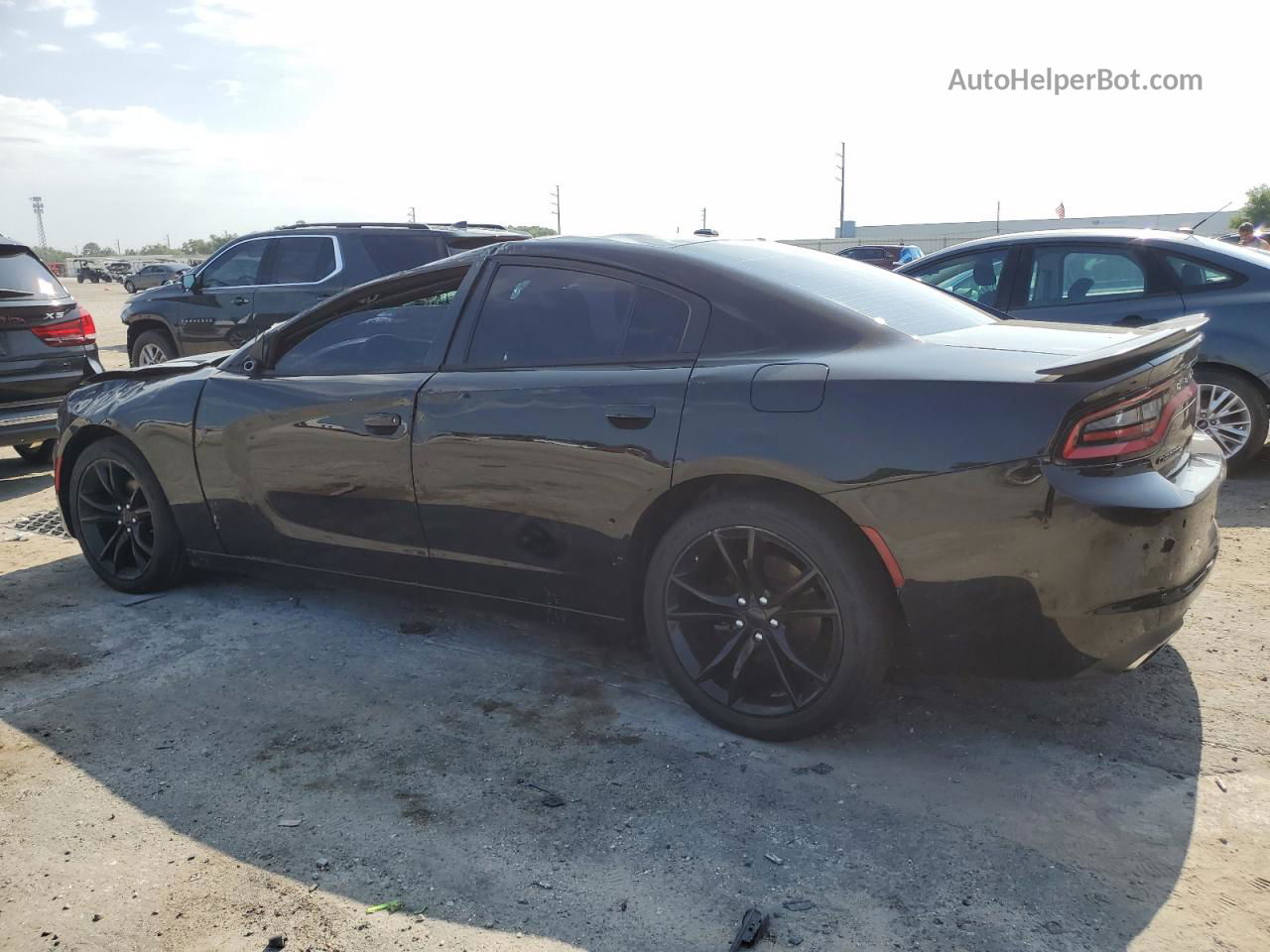 2016 Dodge Charger Se Black vin: 2C3CDXBG8GH216001