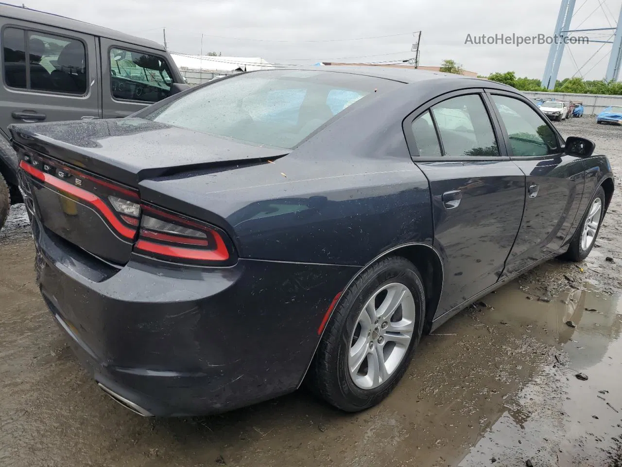 2016 Dodge Charger Se Blue vin: 2C3CDXBG8GH267112