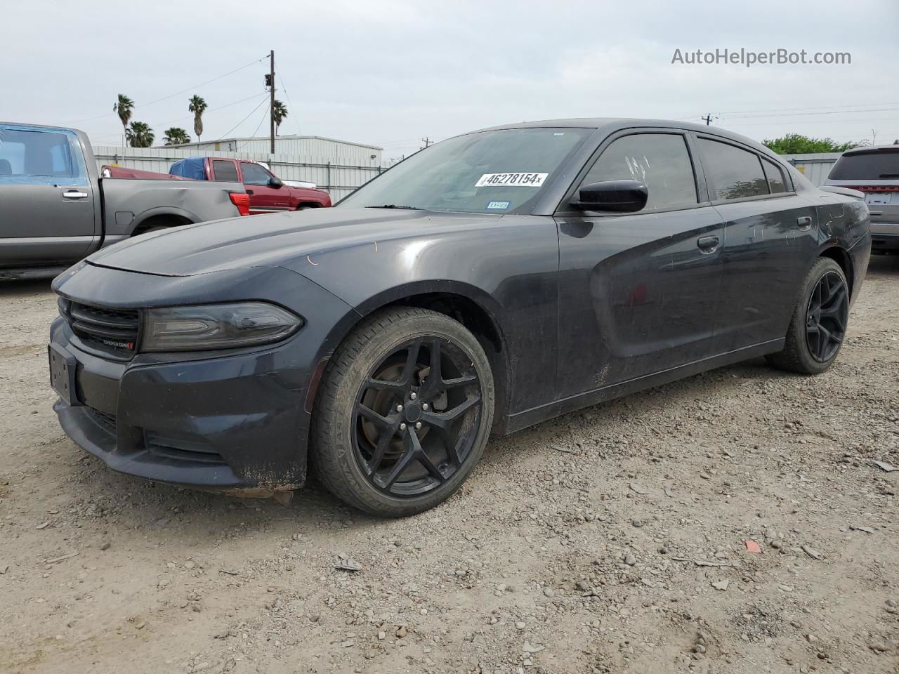 2017 Dodge Charger Se Blue vin: 2C3CDXBG8HH598967