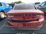 2018 Dodge Charger Sxt Rwd Burgundy vin: 2C3CDXBG8JH232108