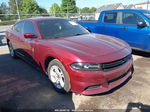 2018 Dodge Charger Sxt Rwd Burgundy vin: 2C3CDXBG8JH232108