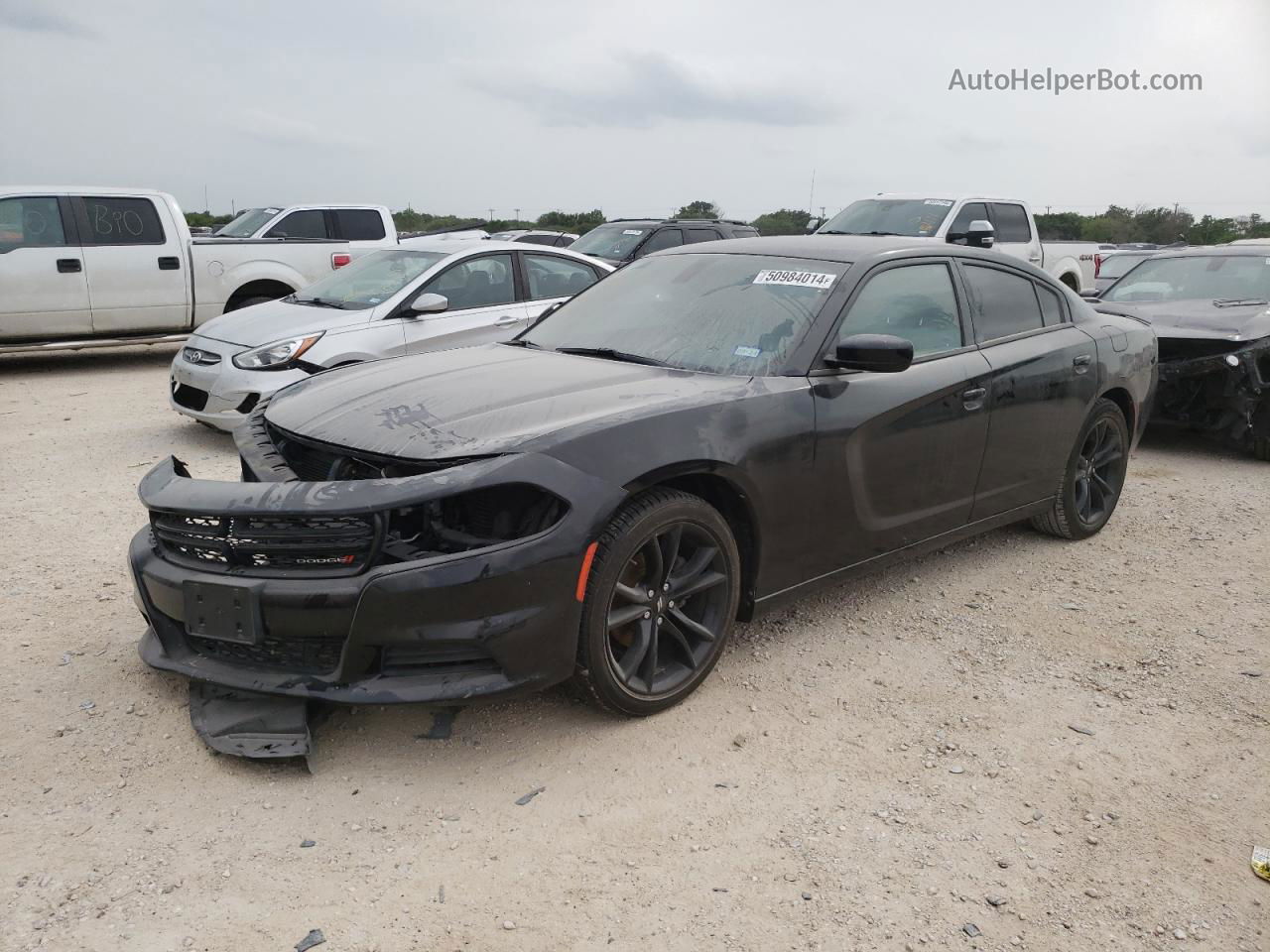 2018 Dodge Charger Sxt Black vin: 2C3CDXBG8JH329292