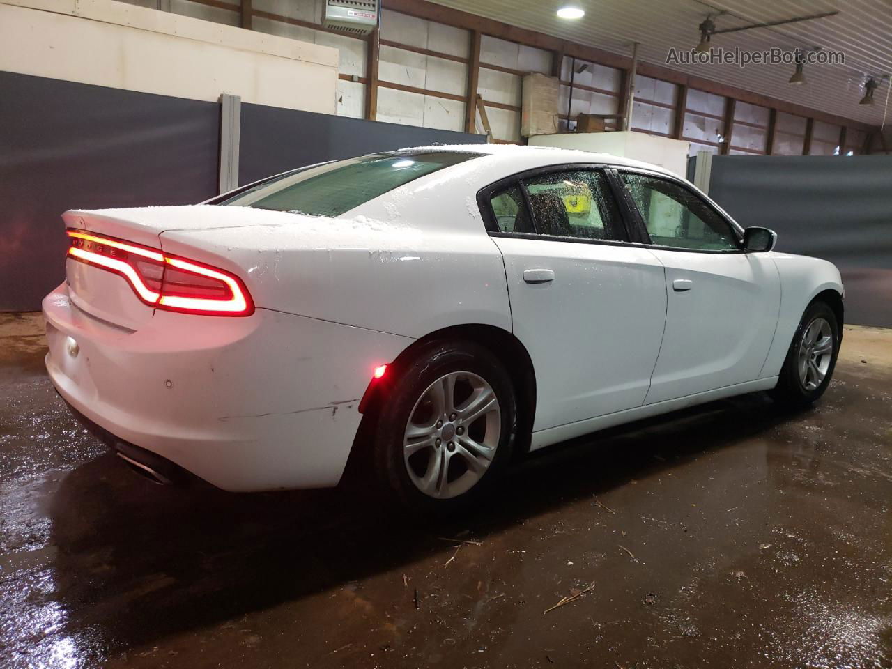 2021 Dodge Charger Sxt White vin: 2C3CDXBG8MH510817