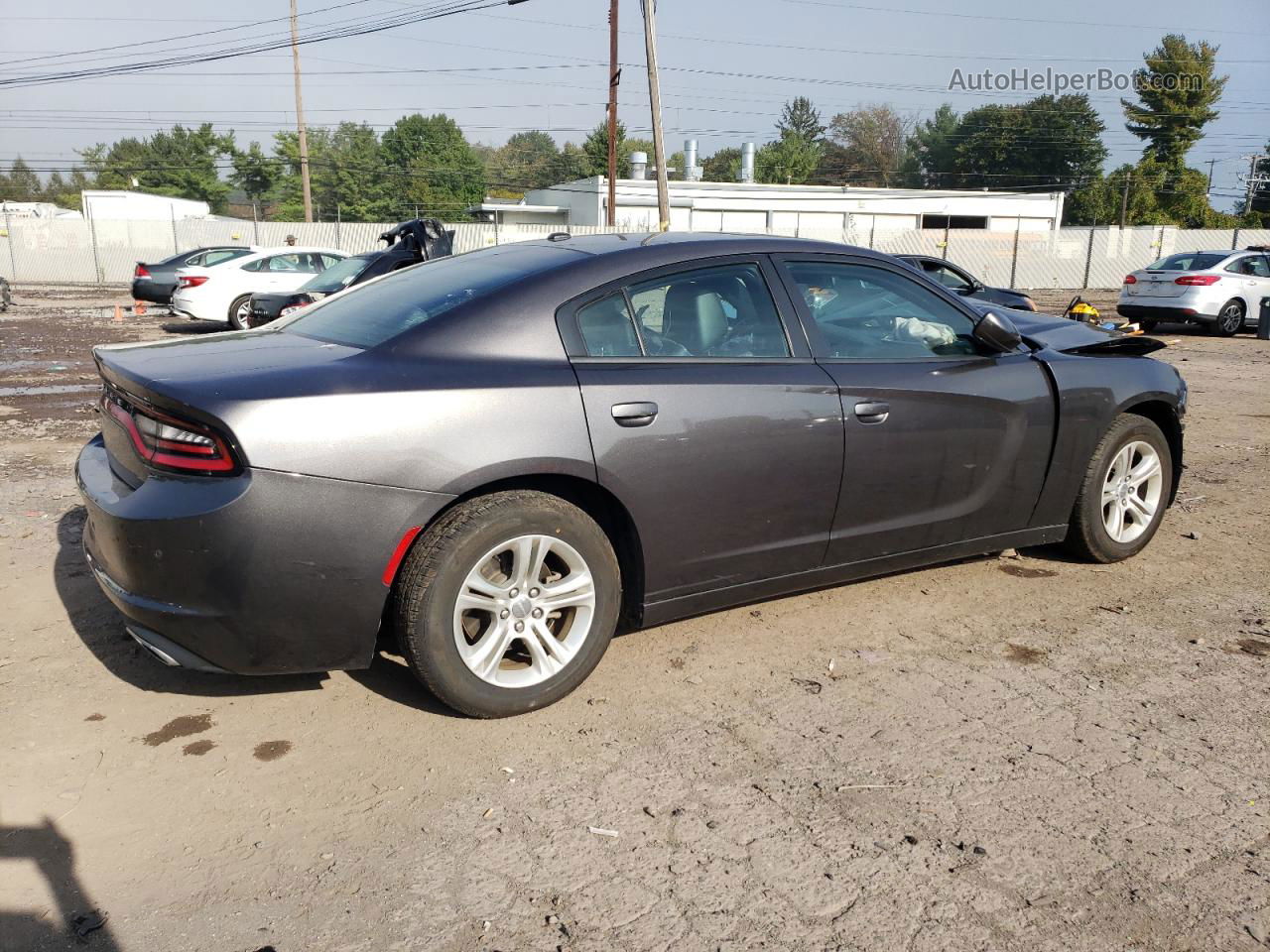 2021 Dodge Charger Sxt Gray vin: 2C3CDXBG8MH541825