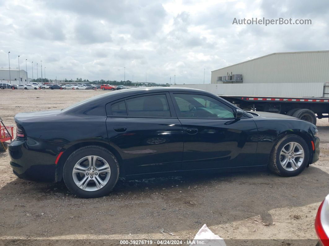 2021 Dodge Charger Sxt Rwd Черный vin: 2C3CDXBG8MH624610