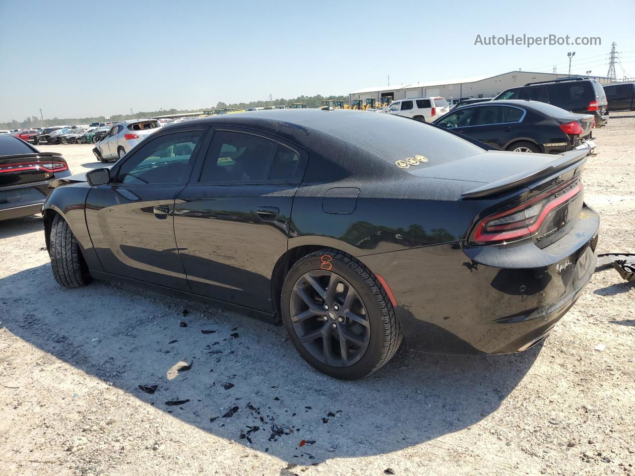 2021 Dodge Charger Sxt Black vin: 2C3CDXBG8MH632853