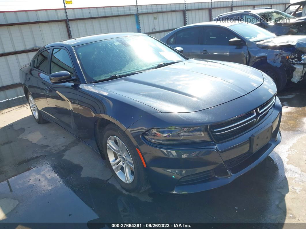 2017 Dodge Charger Se Navy vin: 2C3CDXBG9HH503963