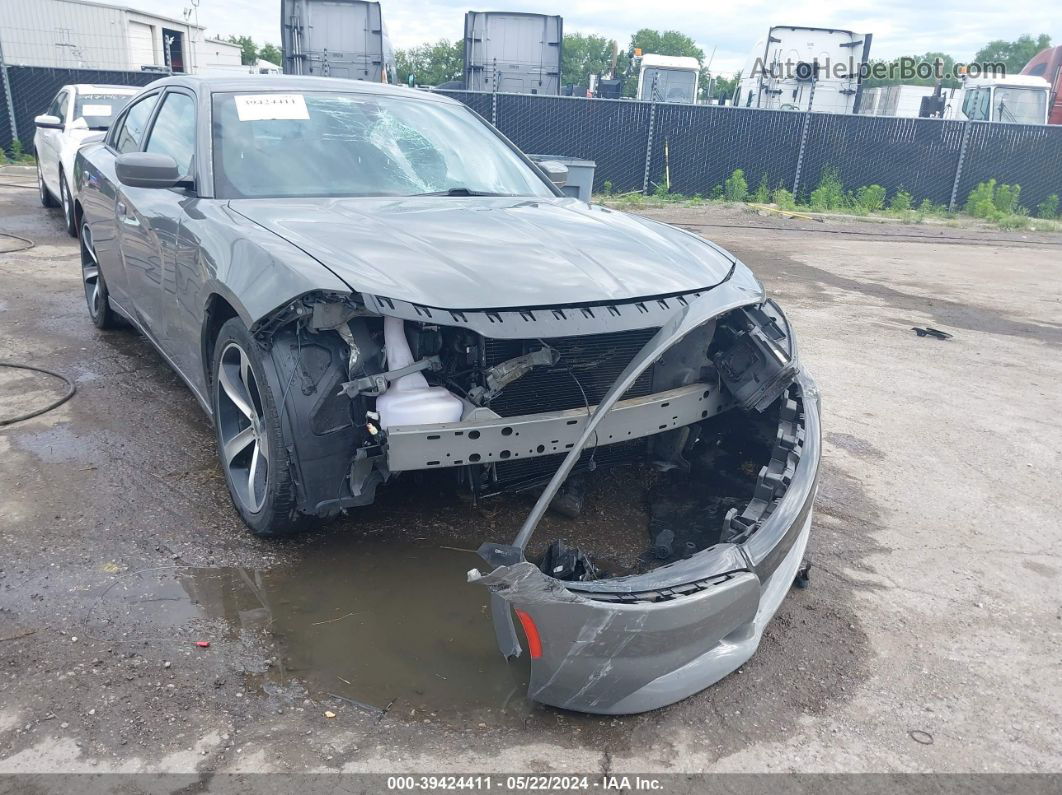 2017 Dodge Charger Se Rwd Gray vin: 2C3CDXBG9HH553505