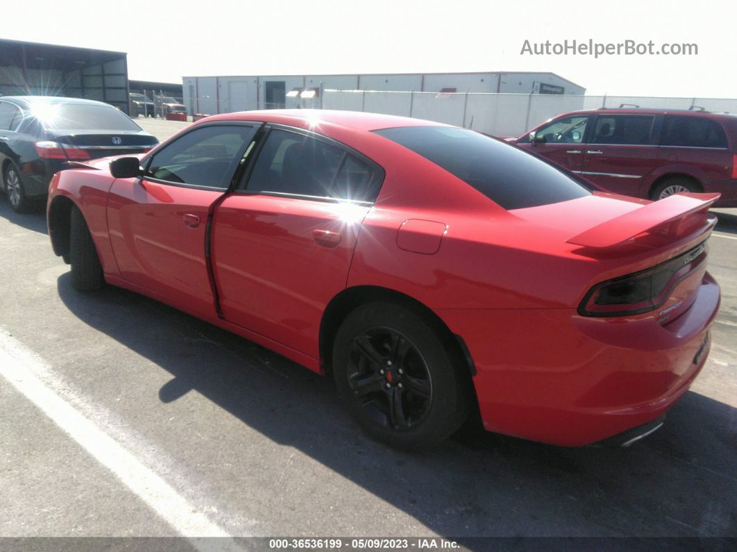 2017 Dodge Charger Se Red vin: 2C3CDXBG9HH584043