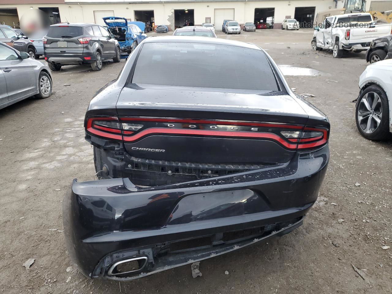 2017 Dodge Charger Se Black vin: 2C3CDXBG9HH605277