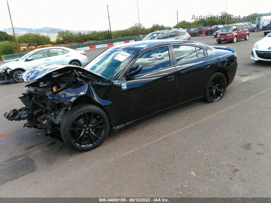 2018 Dodge Charger Sxt Rwd Черный vin: 2C3CDXBG9JH261231