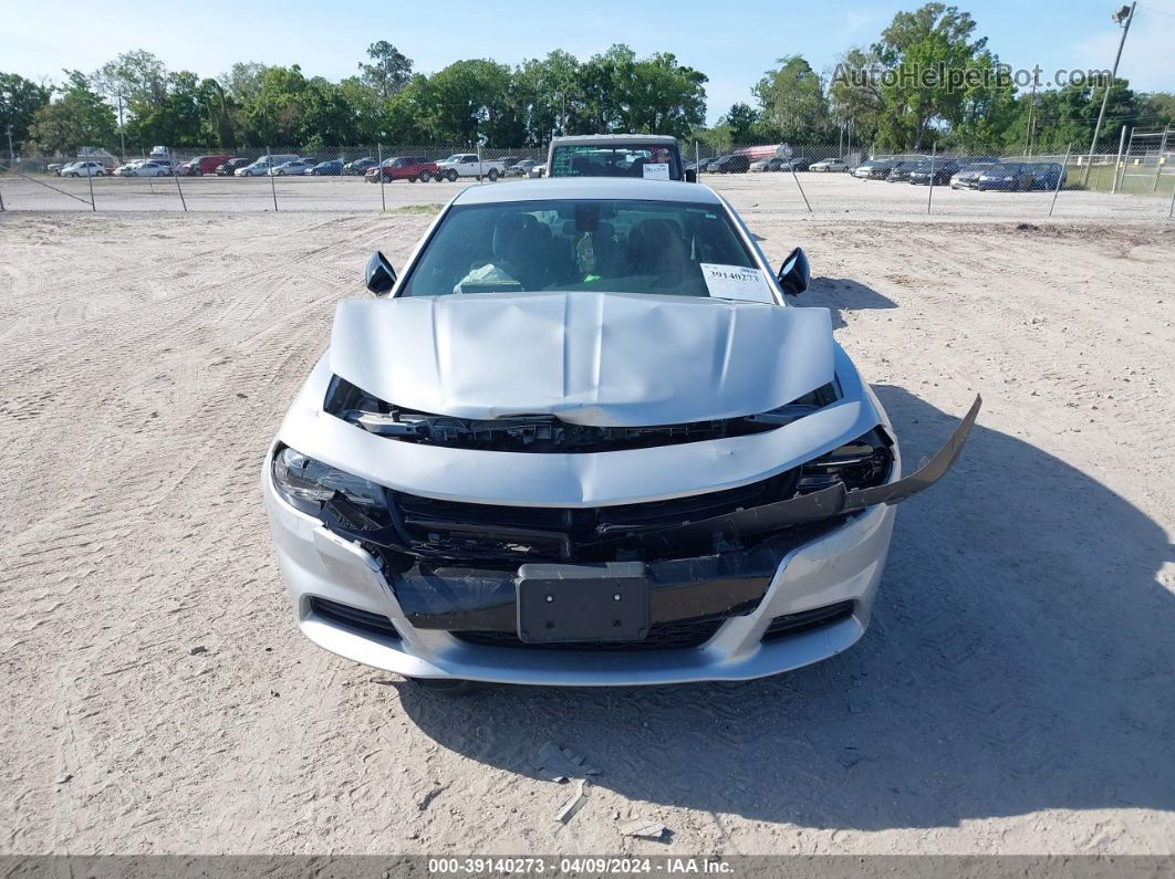 2021 Dodge Charger Sxt Rwd Silver vin: 2C3CDXBG9MH532146