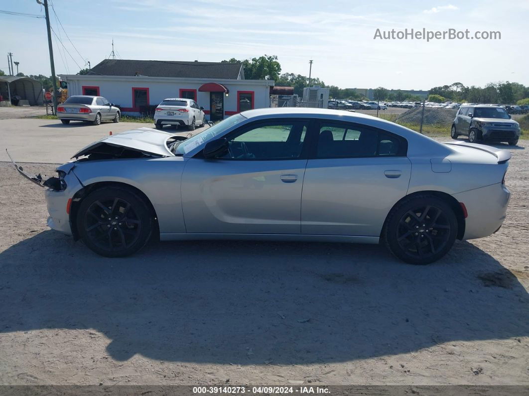 2021 Dodge Charger Sxt Rwd Silver vin: 2C3CDXBG9MH532146