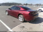 2021 Dodge Charger Sxt Rwd Burgundy vin: 2C3CDXBG9MH548492