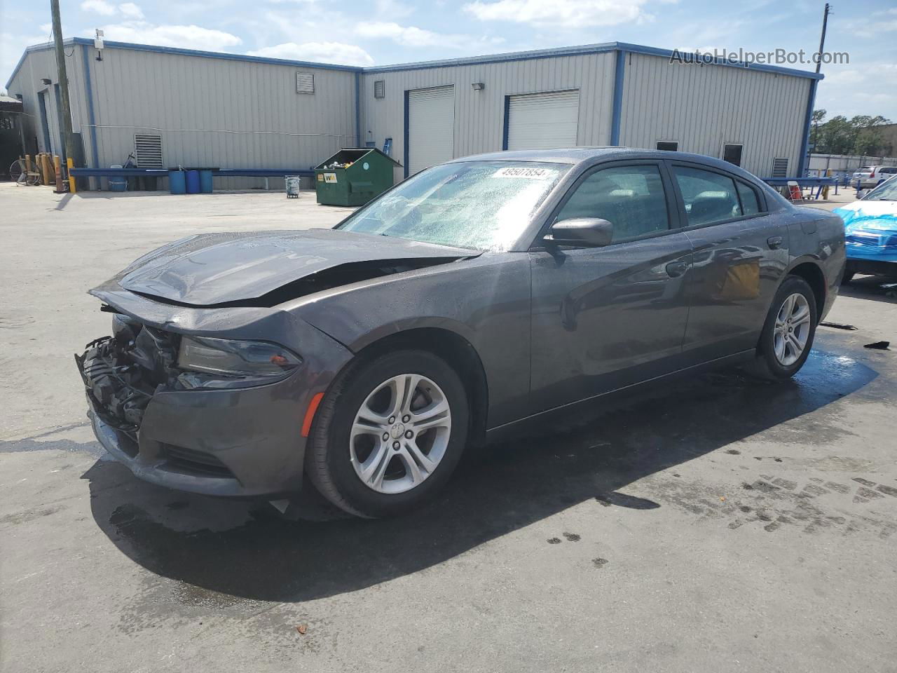 2021 Dodge Charger Sxt Серый vin: 2C3CDXBG9MH587695