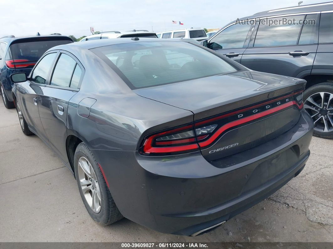 2021 Dodge Charger Sxt Rwd Gray vin: 2C3CDXBG9MH624762