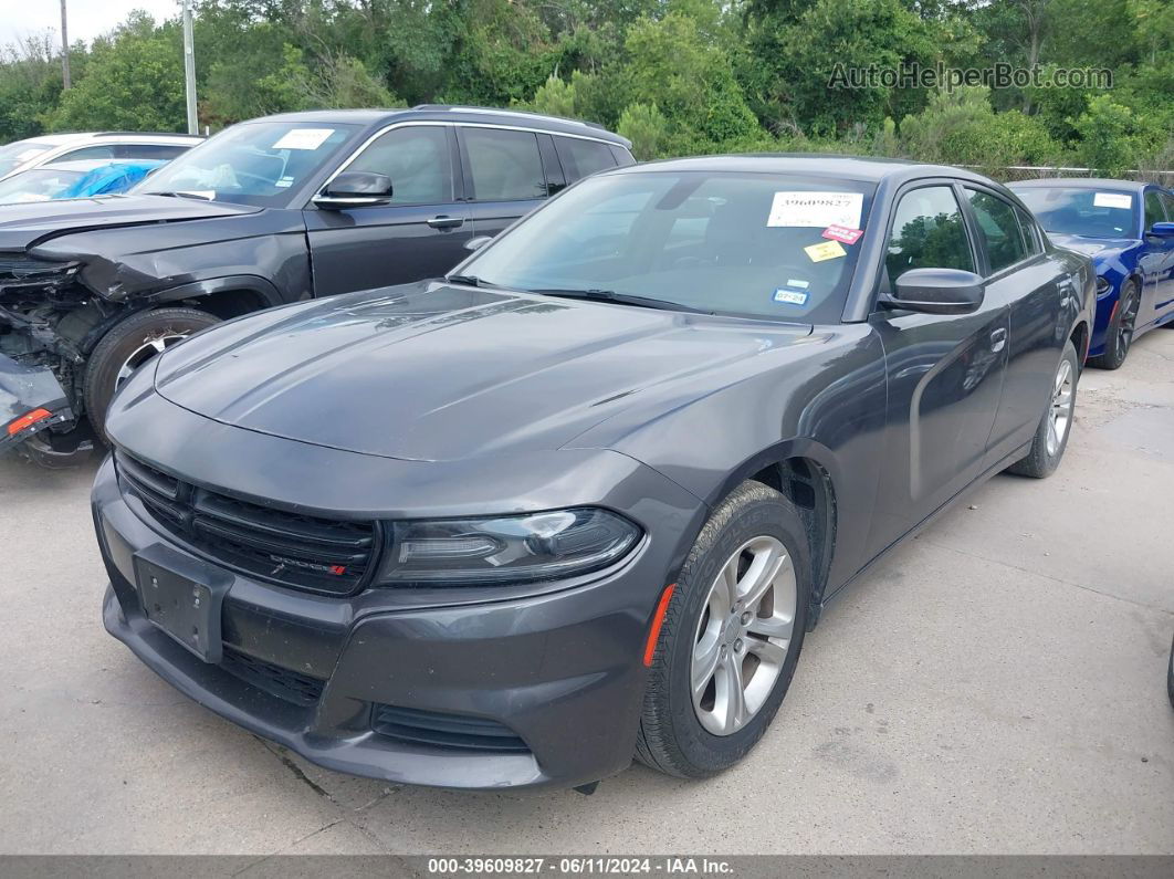 2021 Dodge Charger Sxt Rwd Gray vin: 2C3CDXBG9MH624762