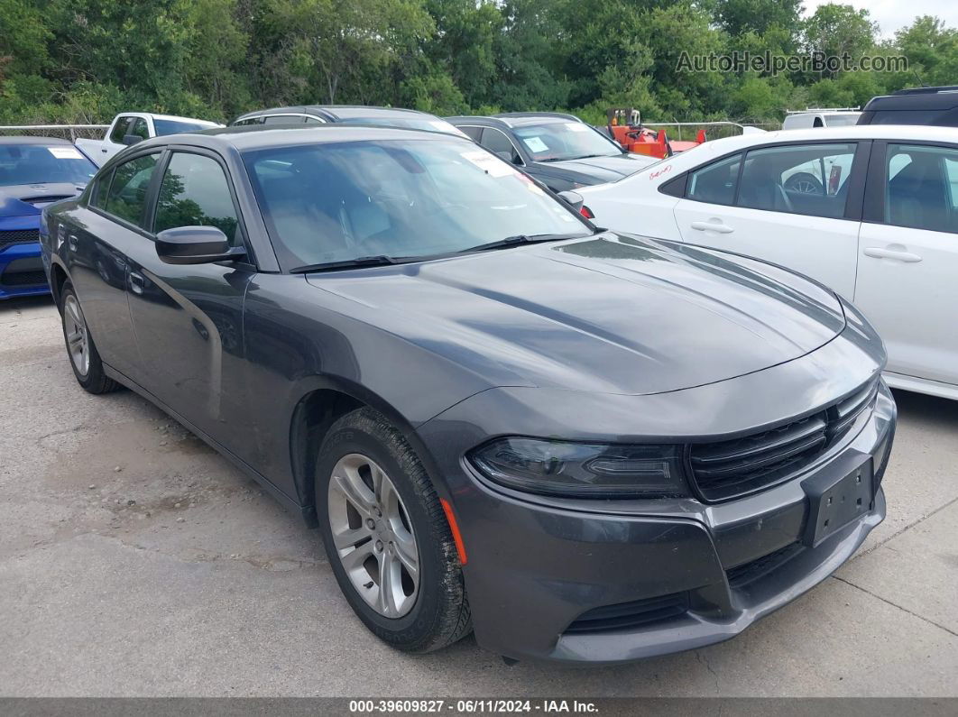 2021 Dodge Charger Sxt Rwd Серый vin: 2C3CDXBG9MH624762