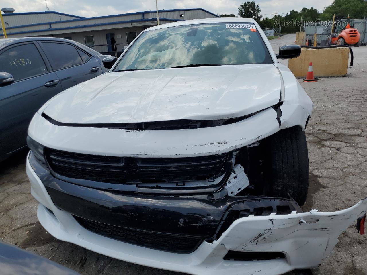 2021 Dodge Charger Sxt White vin: 2C3CDXBG9MH658457