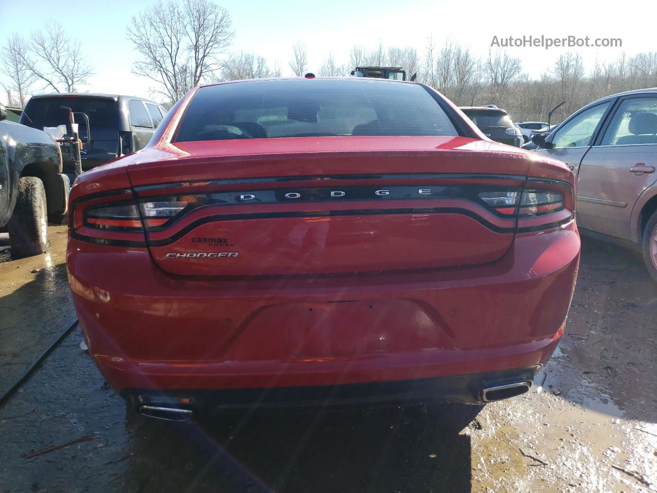 2016 Dodge Charger Se Red vin: 2C3CDXBGXGH109967