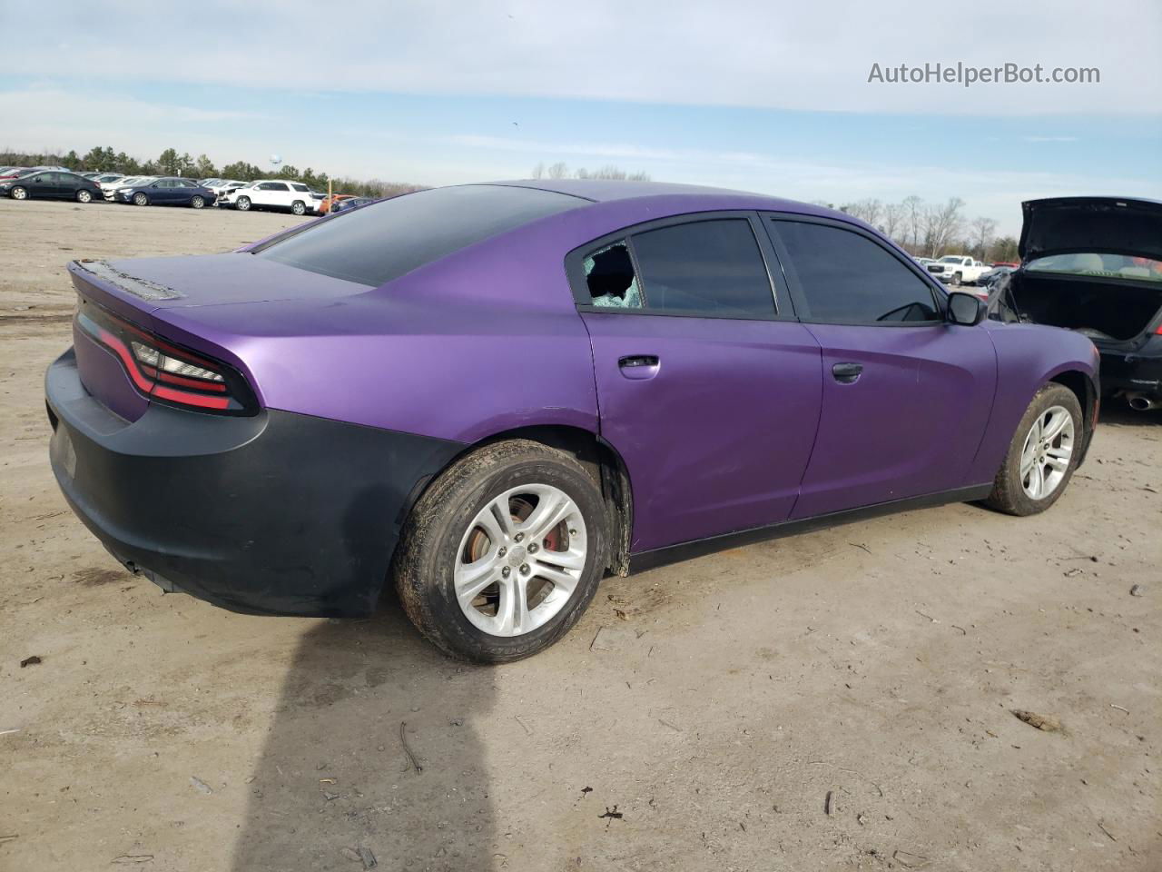 2016 Dodge Charger Se Purple vin: 2C3CDXBGXGH139759