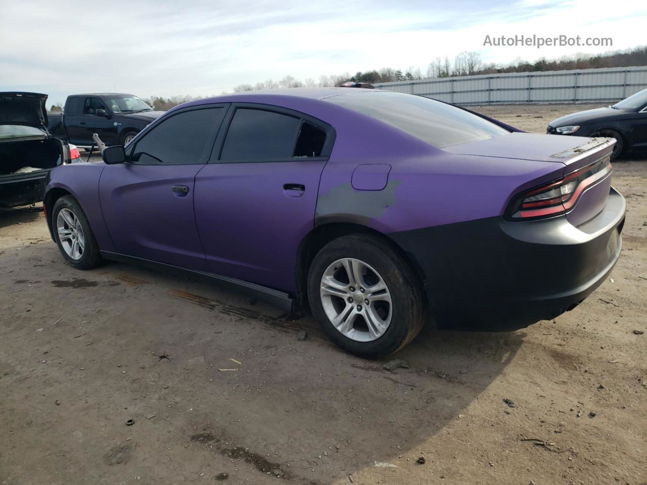 2016 Dodge Charger Se Purple vin: 2C3CDXBGXGH139759