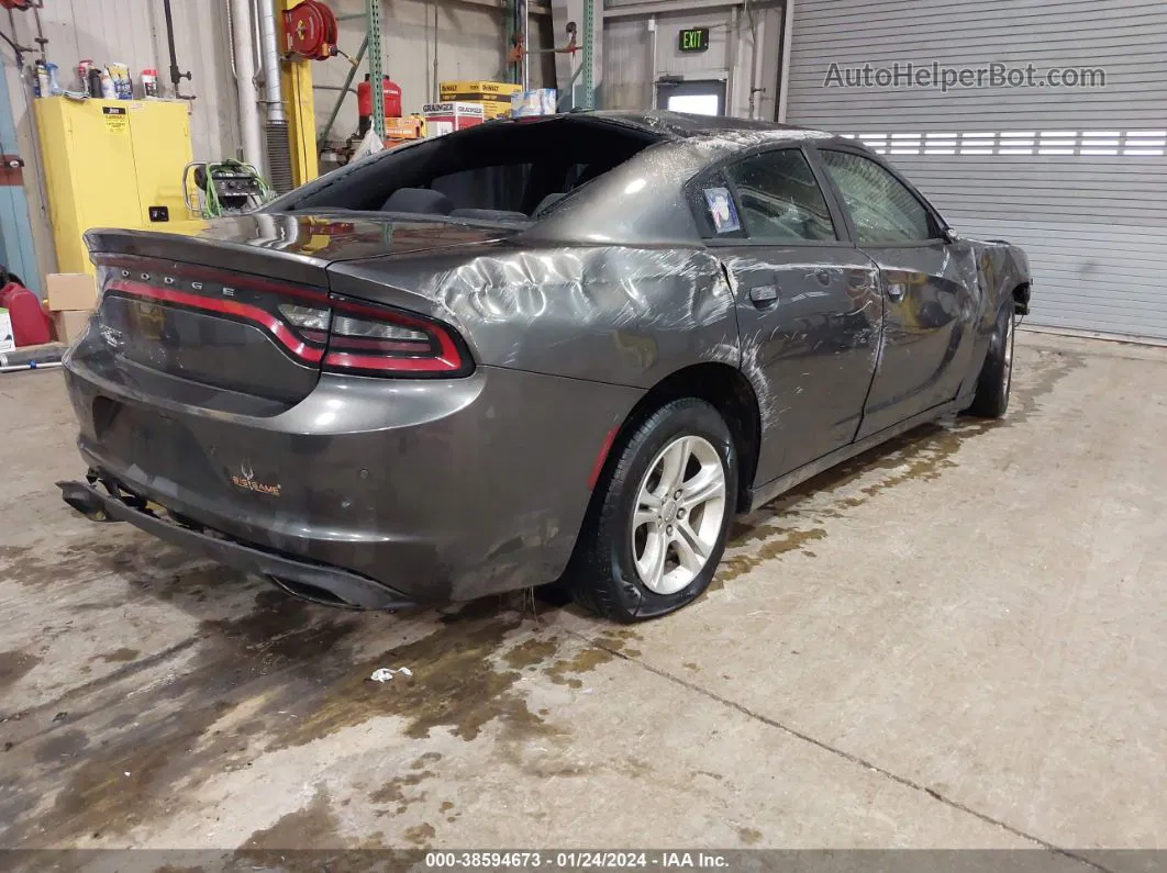 2016 Dodge Charger Se Gray vin: 2C3CDXBGXGH173880