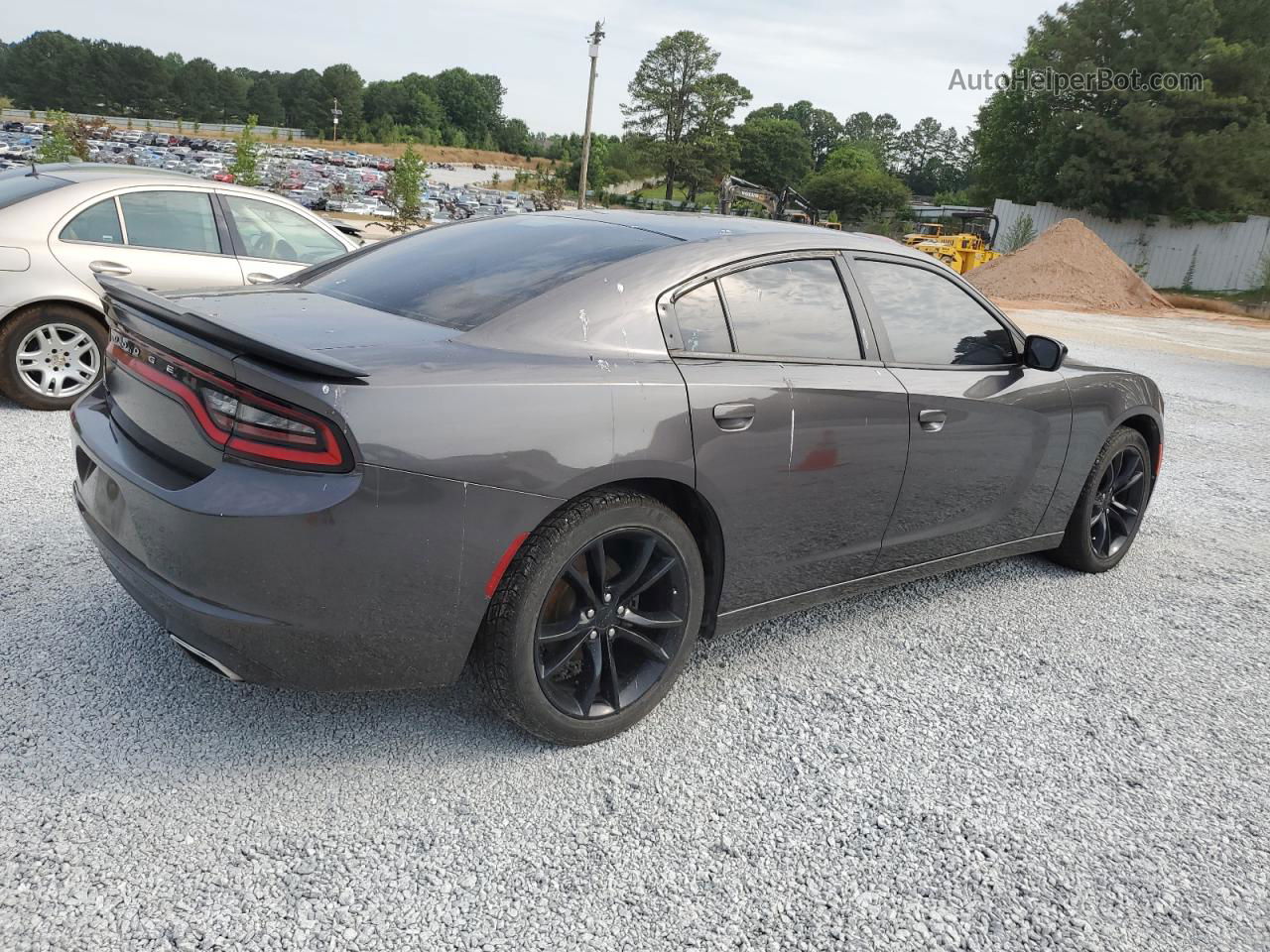 2016 Dodge Charger Se Gray vin: 2C3CDXBGXGH241742