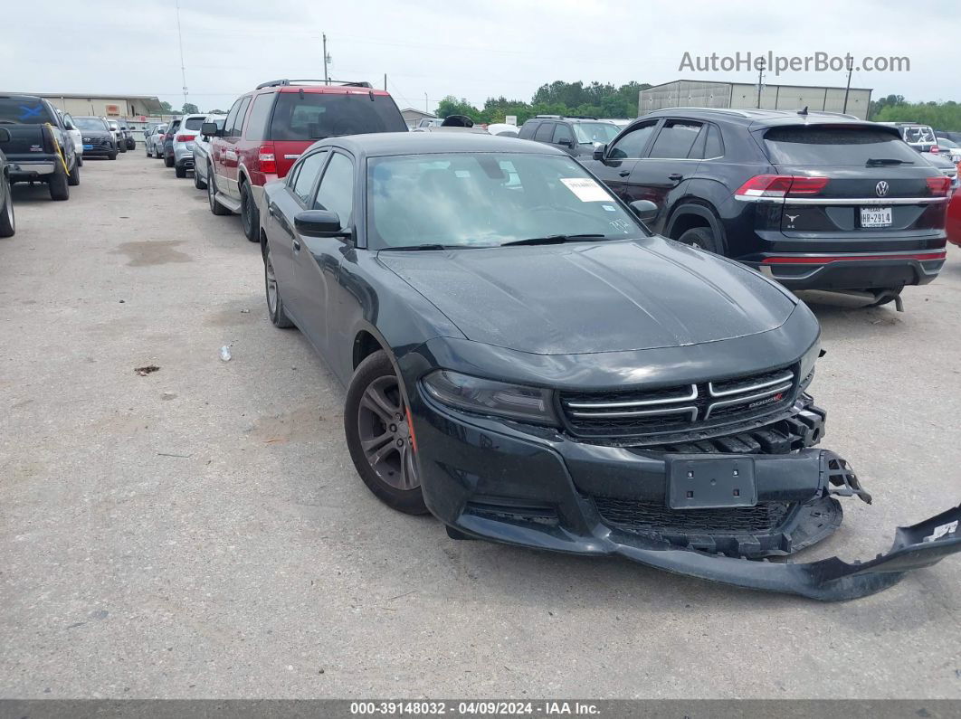 2017 Dodge Charger Se Rwd Black vin: 2C3CDXBGXHH547972