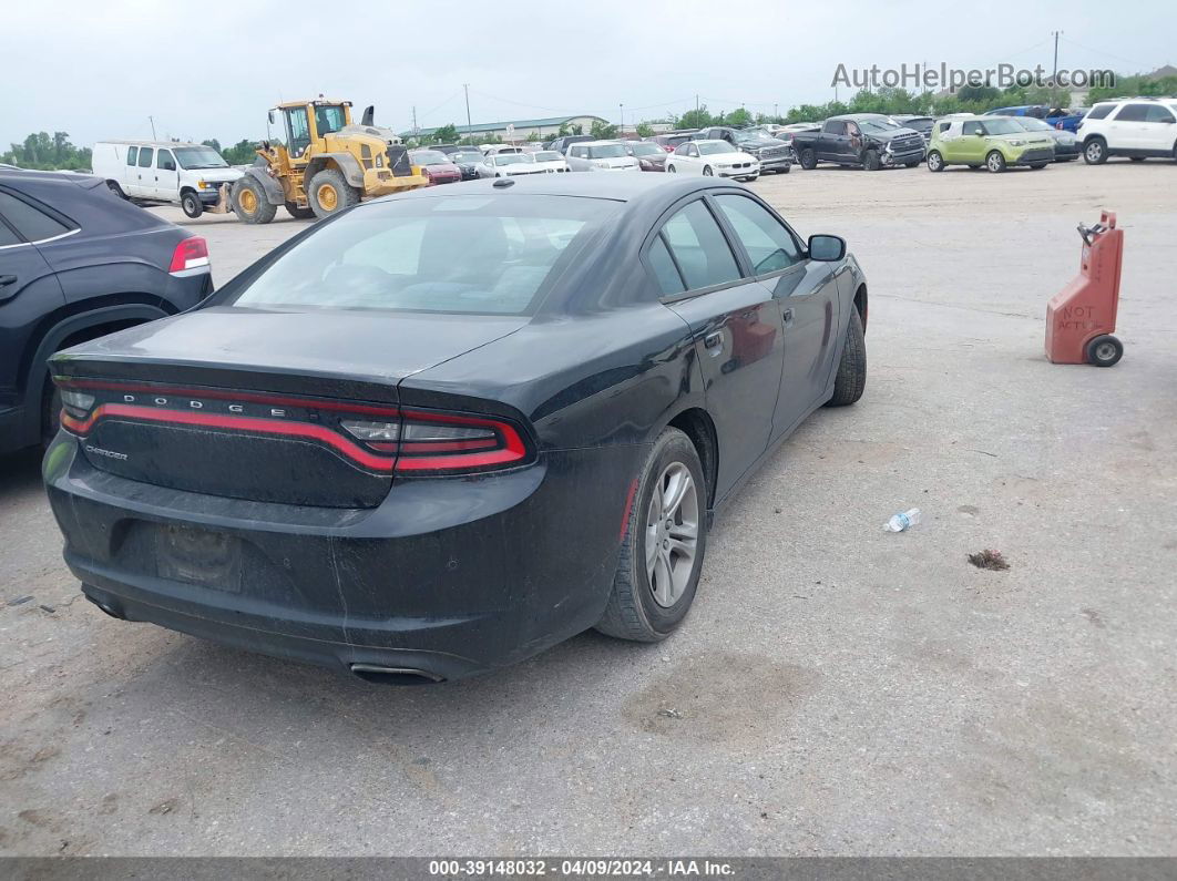 2017 Dodge Charger Se Rwd Black vin: 2C3CDXBGXHH547972