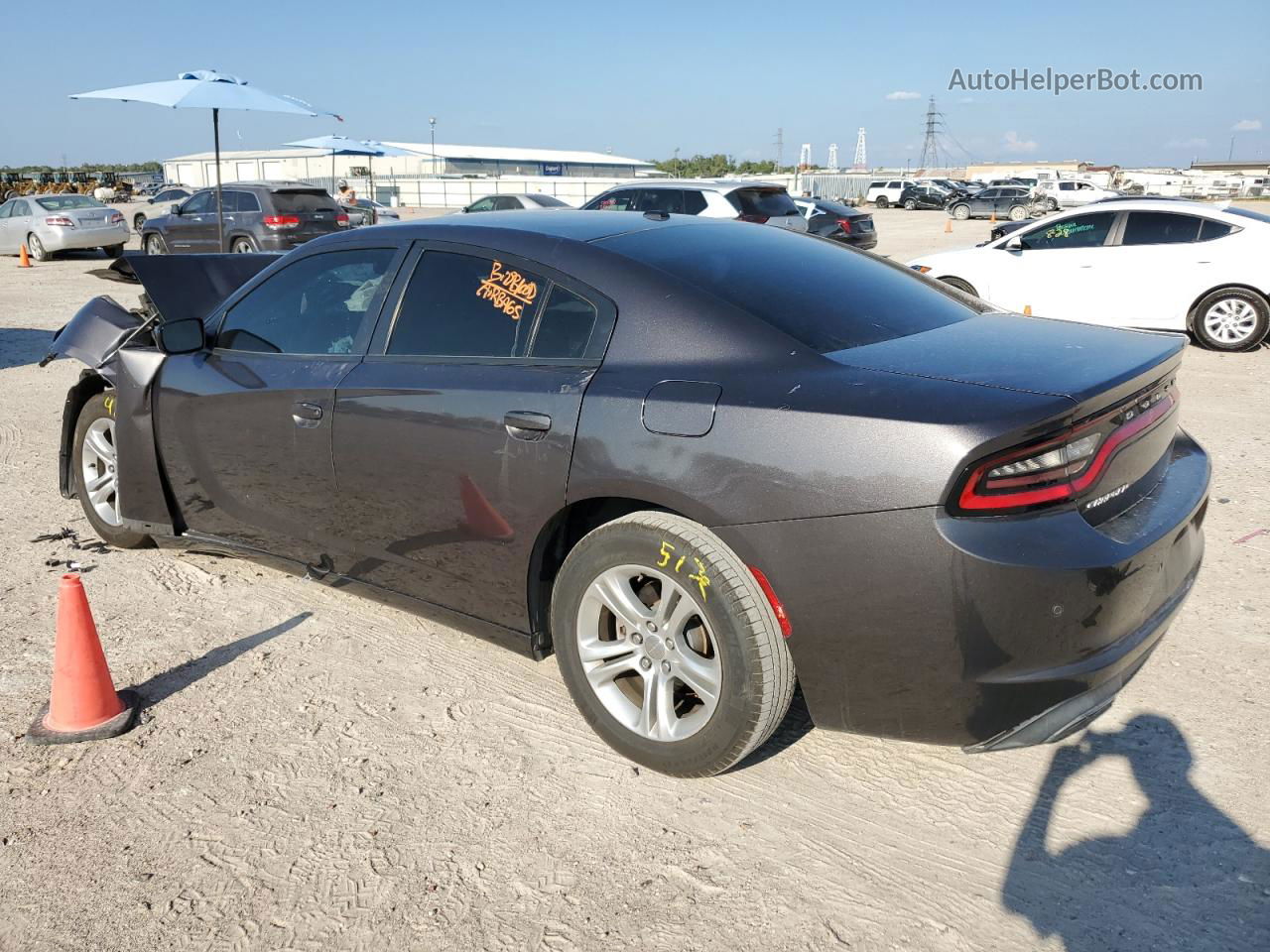 2017 Dodge Charger Se Gray vin: 2C3CDXBGXHH548040