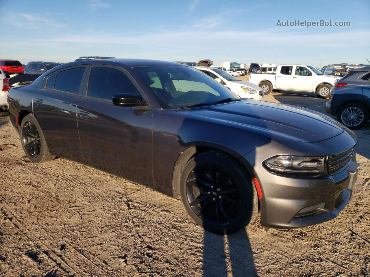 2017 Dodge Charger Se Угольный vin: 2C3CDXBGXHH657131