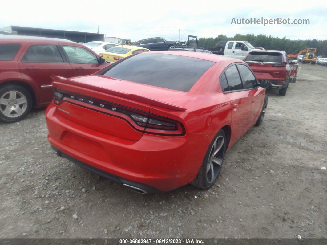 2017 Dodge Charger Se Red vin: 2C3CDXBGXHH657193