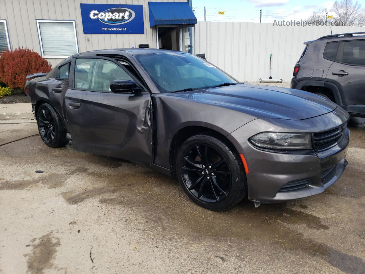 2018 Dodge Charger Sxt Серый vin: 2C3CDXBGXJH148050