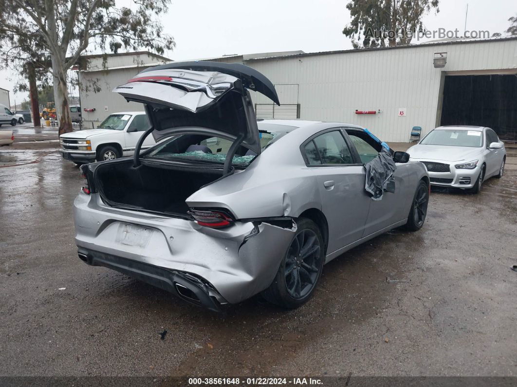 2018 Dodge Charger Sxt Rwd Gray vin: 2C3CDXBGXJH179184