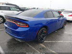 2018 Dodge Charger Sxt Rwd Blue vin: 2C3CDXBGXJH196888