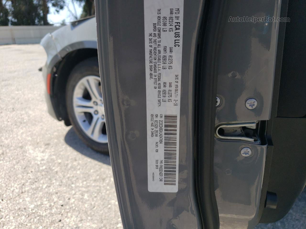 2018 Dodge Charger Sxt Gray vin: 2C3CDXBGXJH247094