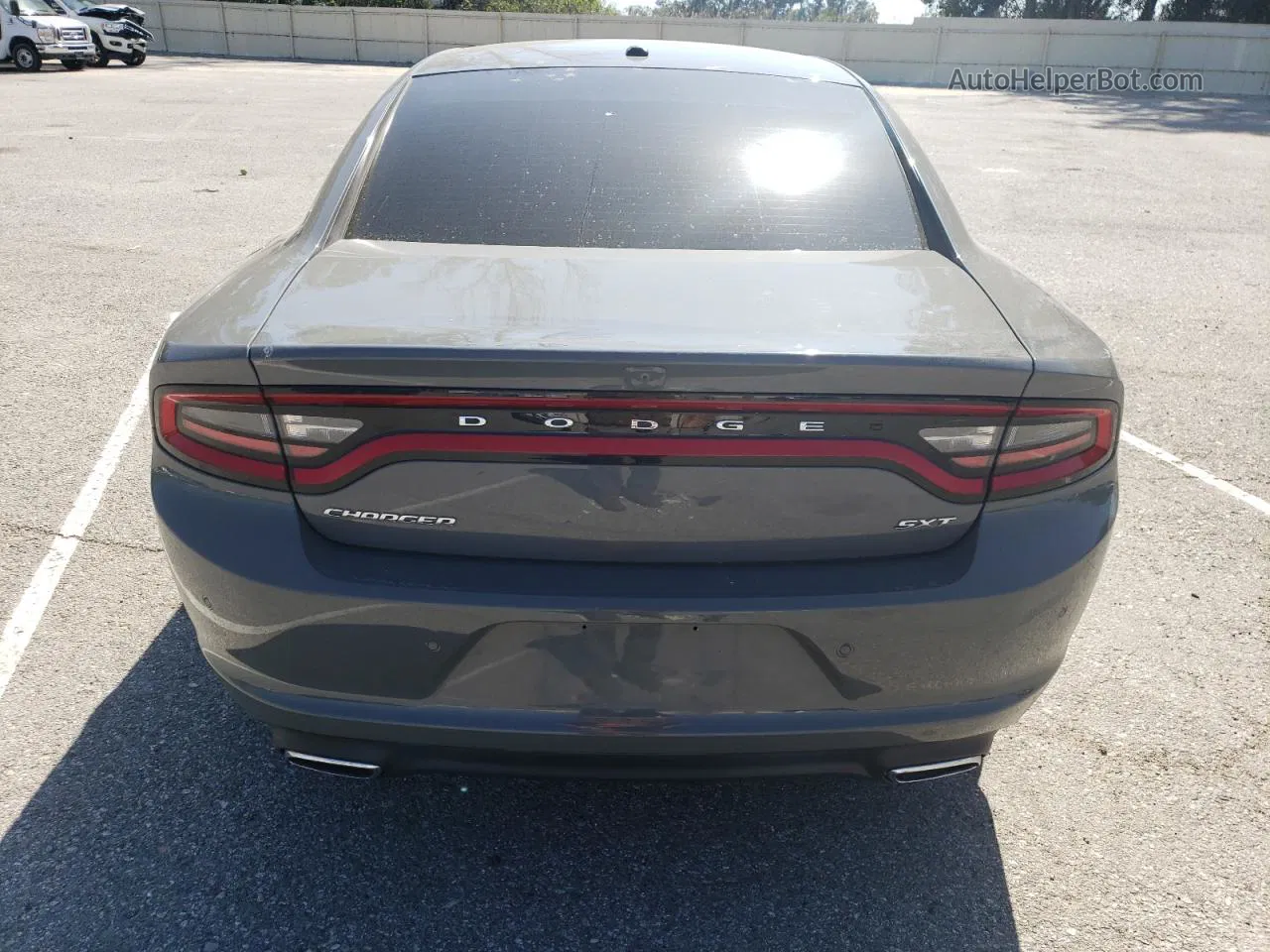 2018 Dodge Charger Sxt Gray vin: 2C3CDXBGXJH247094