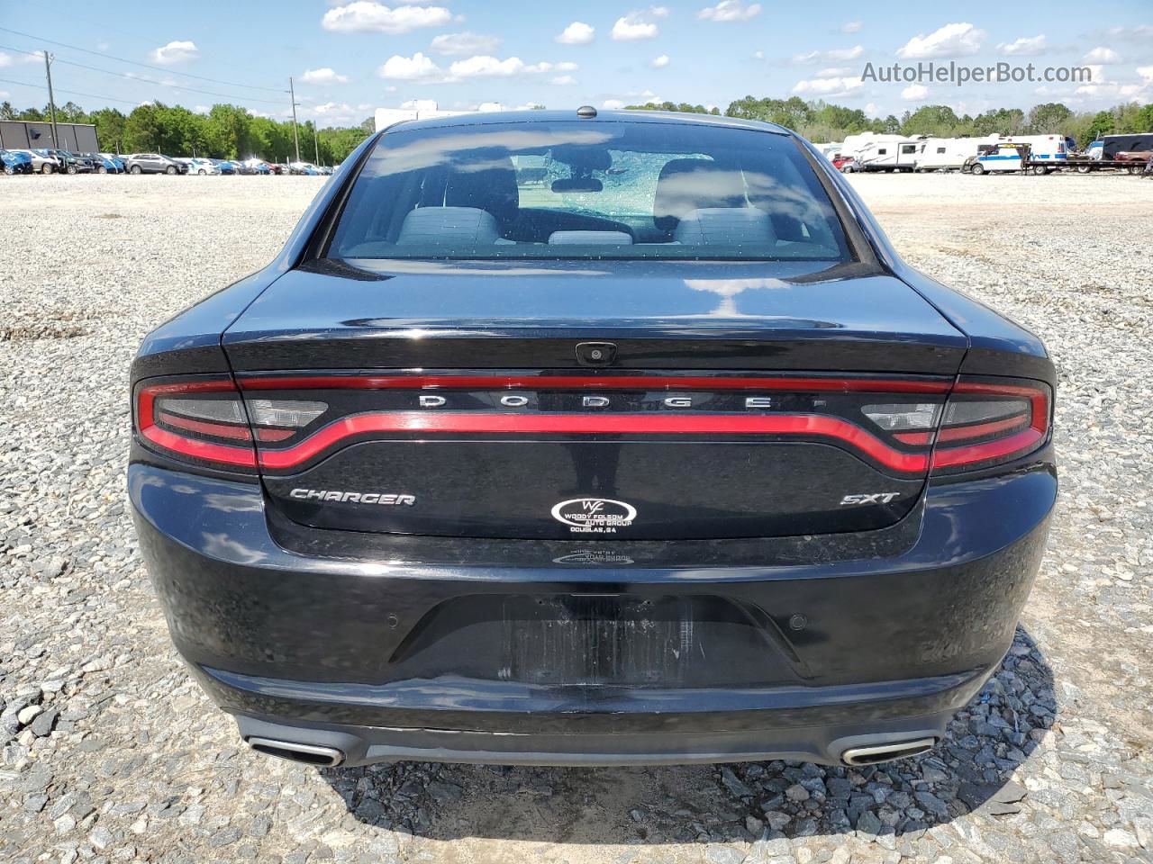 2018 Dodge Charger Sxt Black vin: 2C3CDXBGXJH280919