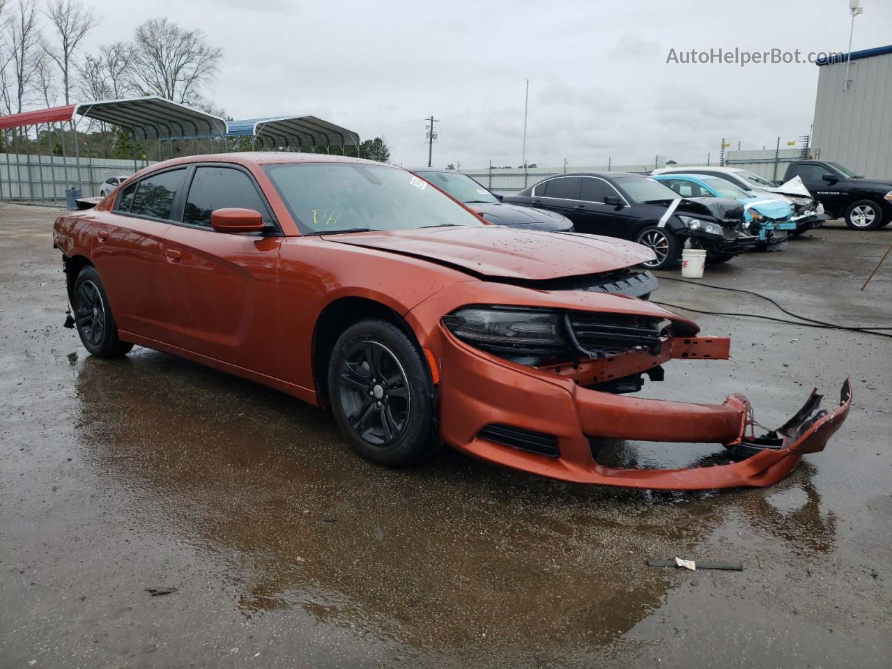 2021 Dodge Charger Sxt Orange vin: 2C3CDXBGXMH539476